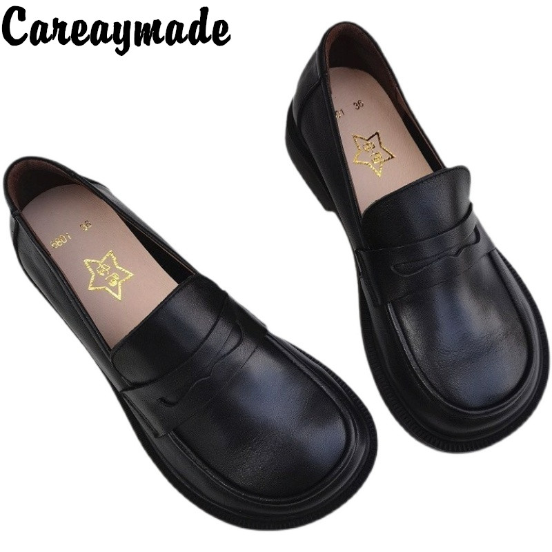 Women'S Shoes To Men'S Size - Careaymade-Vrouwen Casual Schoenen Slip Op Oxford
