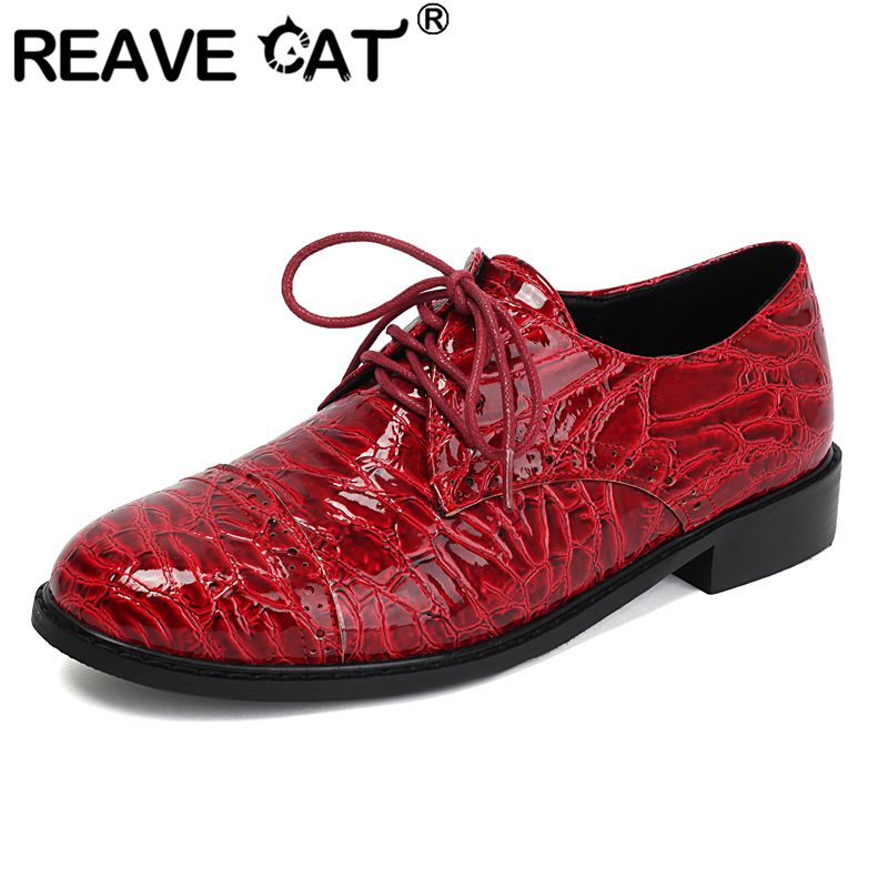 Women'S Shoes Extended Sizes - REAVE KAT Groene Glanzende Vrouwelijke Pompen
