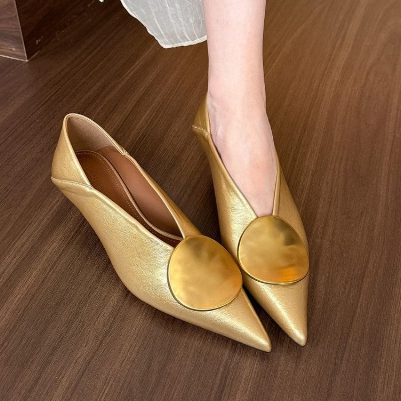 Women Shoes Size - 2025 Lente Zomer Puntschoen Schoeisel Slip
