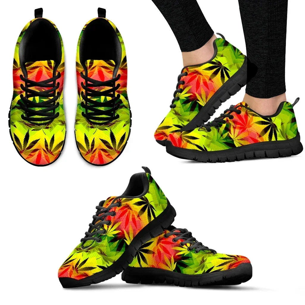 Women Shoes Luxury Brand - Luxe merk Weed Leaves Design dames