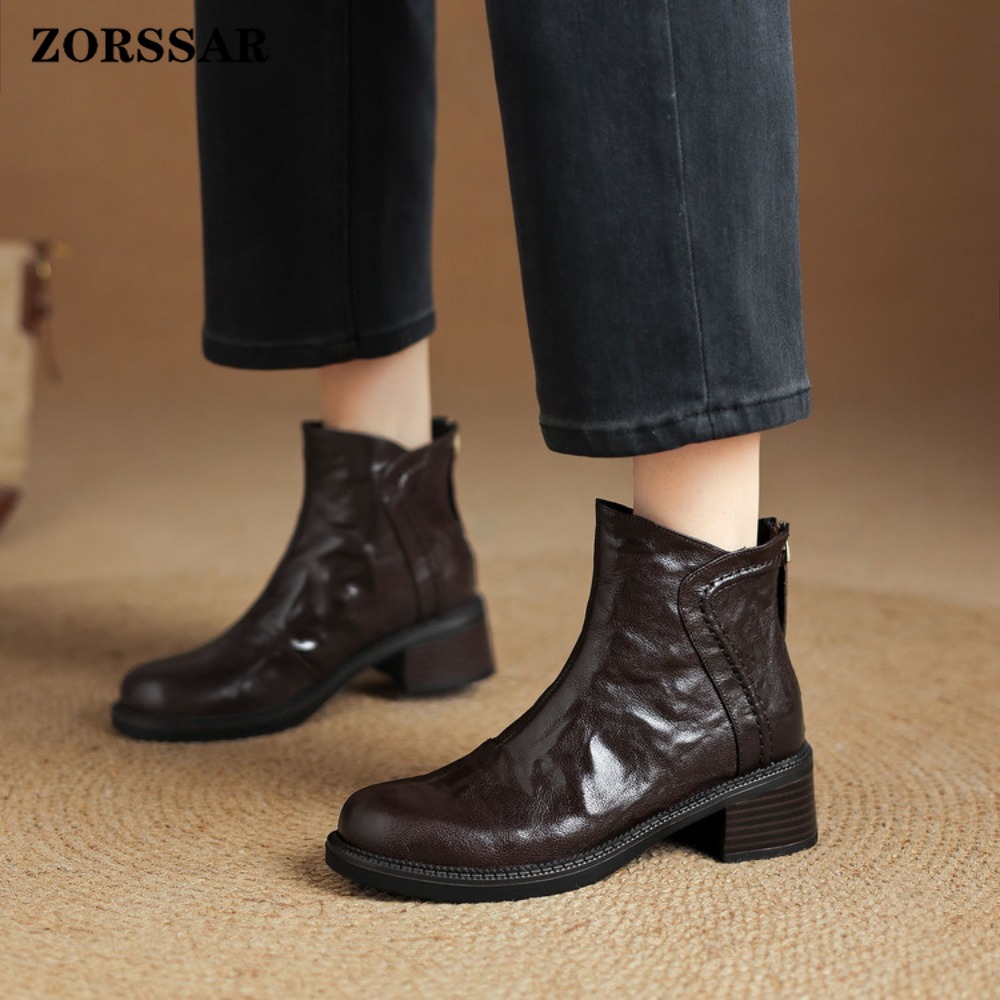 Women'S Shoes In Size 12 - Zorssar Grote Maat 34-42 Rundleer Ronde