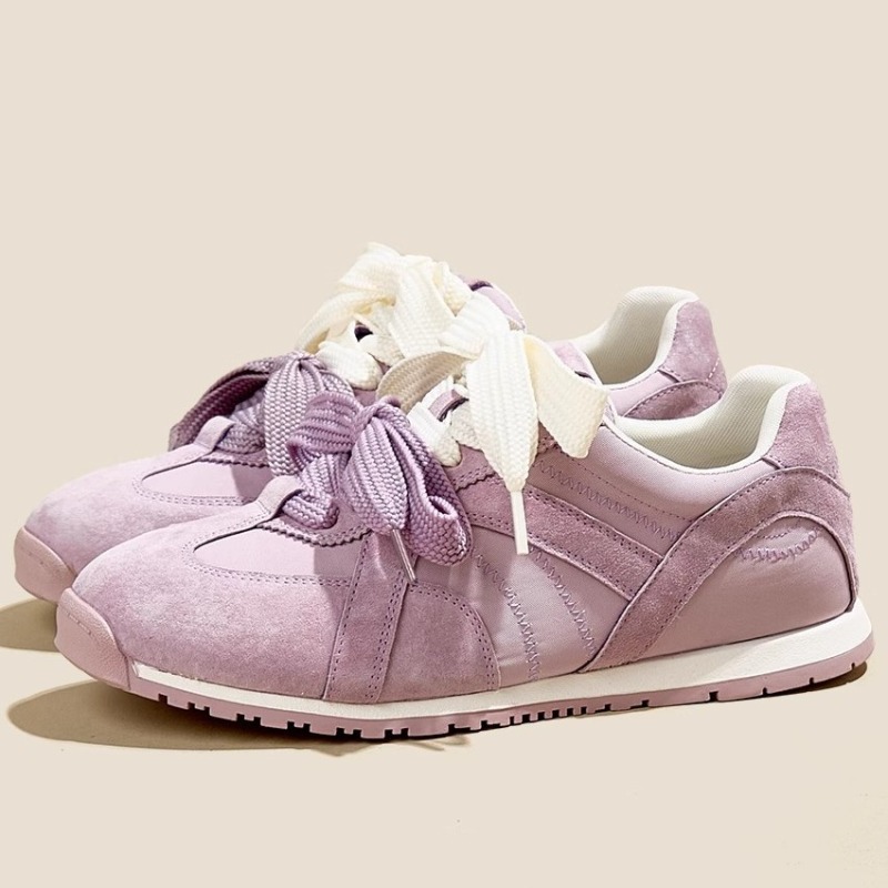 Women'S Shoes Trendy - Paars lederen casual damesschoenen 2026 lente/zomer