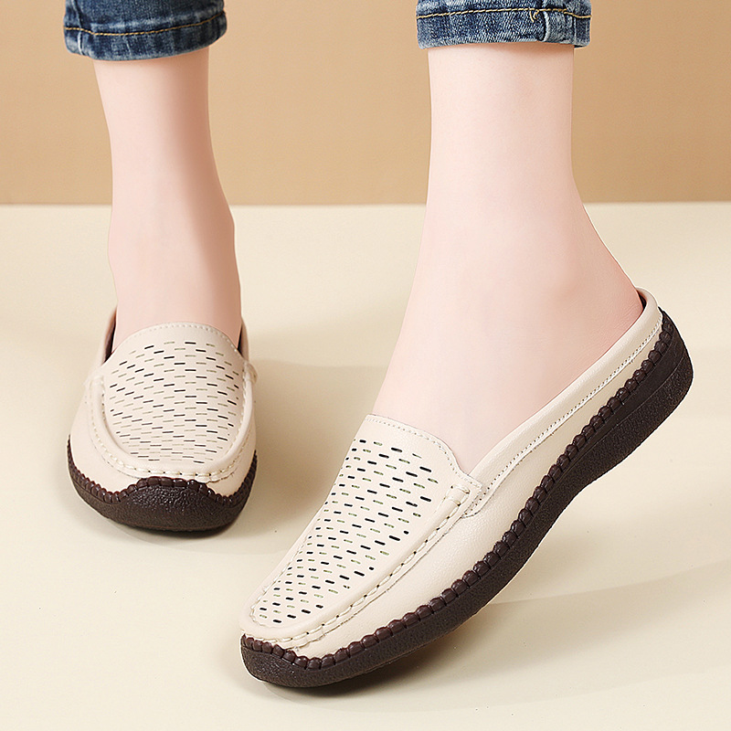 Slip On Mule Flat - Plus Size 36-43 Lente Zomer Ademende