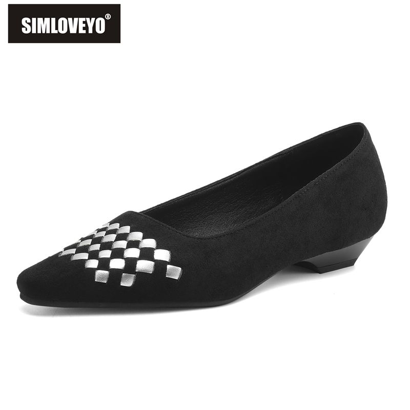 Women'S Shoes Extended Sizes - SIMLOVEYO 2026 Nieuwe Suède Dames Instappers