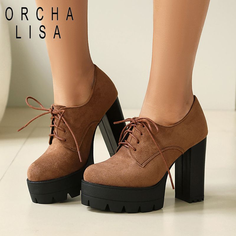 ORCHA LISA Hot Flock Suède Dam - Women'S Shoes Extended Sizes recensie en prijs