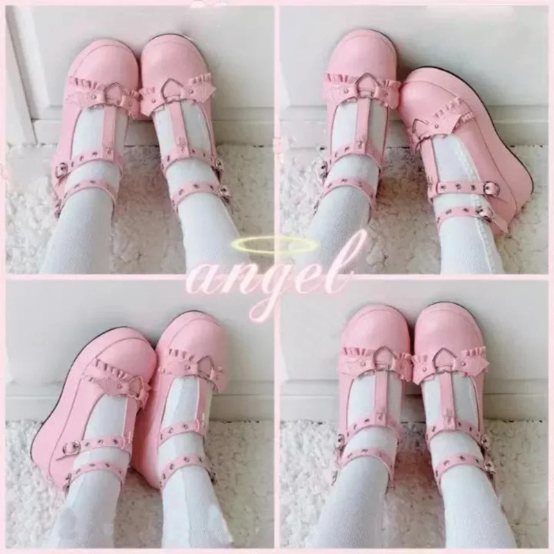 Nieuwe Zoete Hart Gesp Wiggen  - Women Shoes Size recensie en prijs