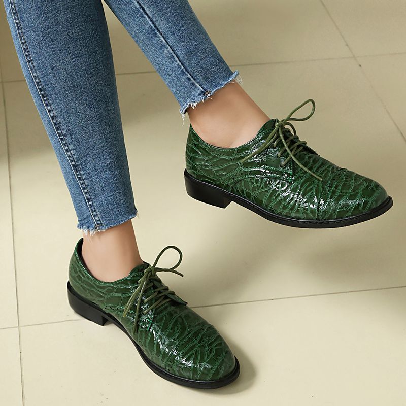 REAVE KAT Groene Glanzende Vro - Women'S Shoes Extended Sizes recensie en prijs