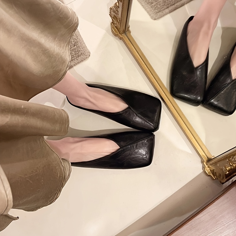 Lente Zomer Nieuwe Vierkante T - Slip On Mule Flat recensie en prijs