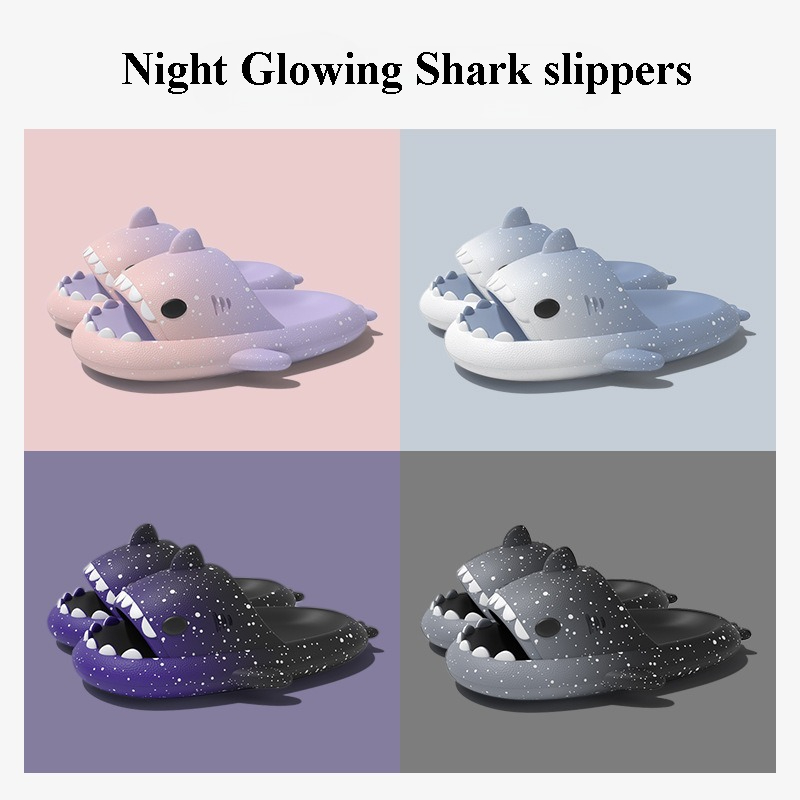 Leuke Cartoon Haai Slippers Vo - Women'S Shoes To Men'S Size recensie en prijs