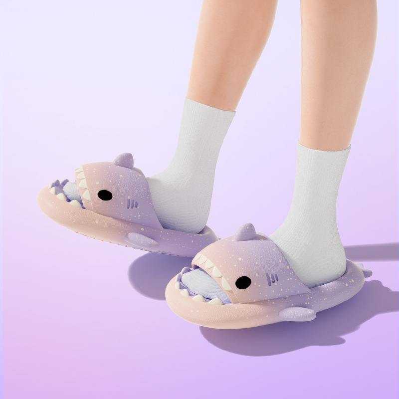 Leuke Cartoon Haai Slippers Vo - Women'S Shoes To Men'S Size recensie en prijs