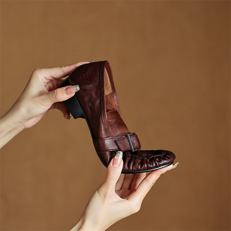 Nieuwe Herfst Echt Leer Vrouwe - Women Shoes Size recensie en prijs