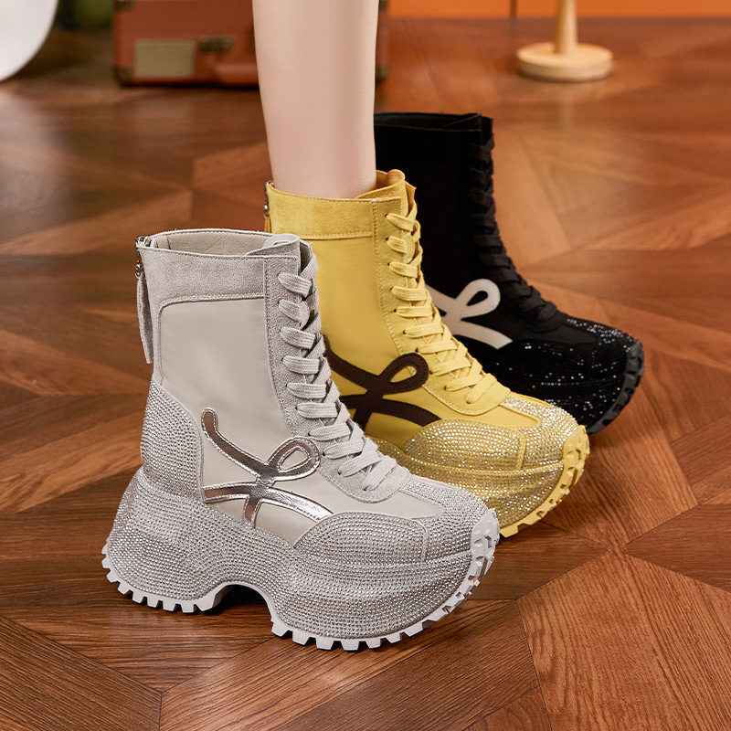 Dames dikke zool hoge mode laa - Women'S Shoes Trendy recensie en prijs