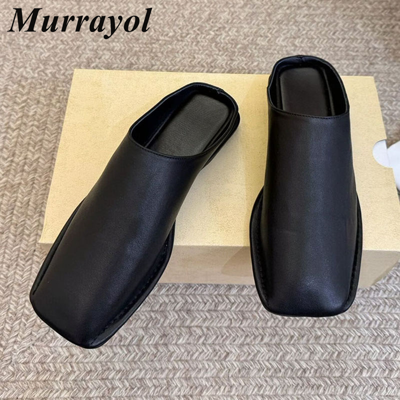 Slippers met gesloten teen, ec - Slip On Mule Flat recensie en prijs
