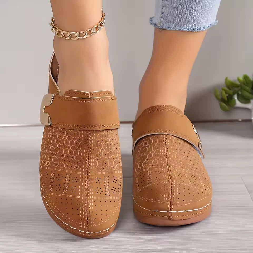 Comfortabele muiltjes voor dam - Slip On Mule Flat recensie en prijs