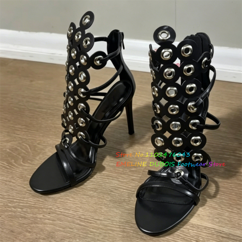 Gouden metalen cirkeldecoratie - Women'S Shoes Trendy recensie en prijs