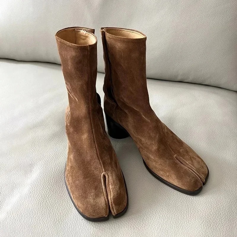 Luxe lederen Tabi dameslaarzen - Women Shoes Luxury Brand recensie en prijs