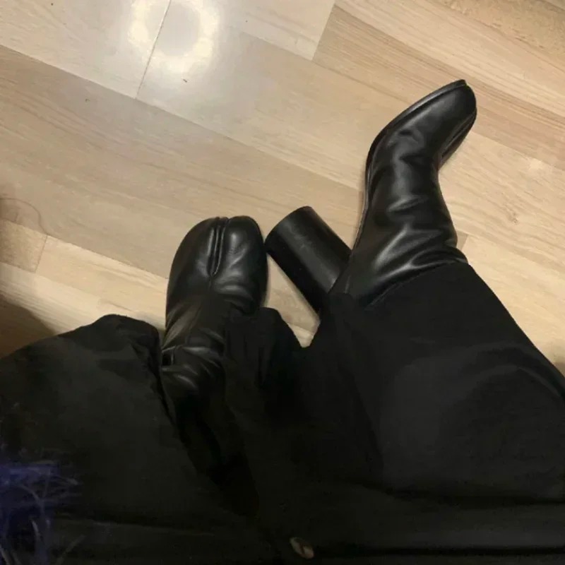 Luxe lederen Tabi dameslaarzen - Women Shoes Luxury Brand recensie en prijs