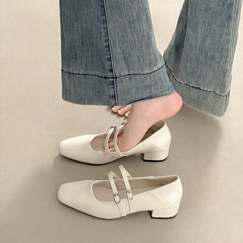 Vierkante neus lage hak dames  - Women Shoes Size recensie en prijs
