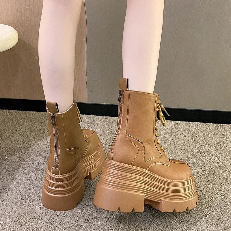 Vrouwen Laarzen Gothic Lederen - Women Shoes Luxury Brand recensie en prijs