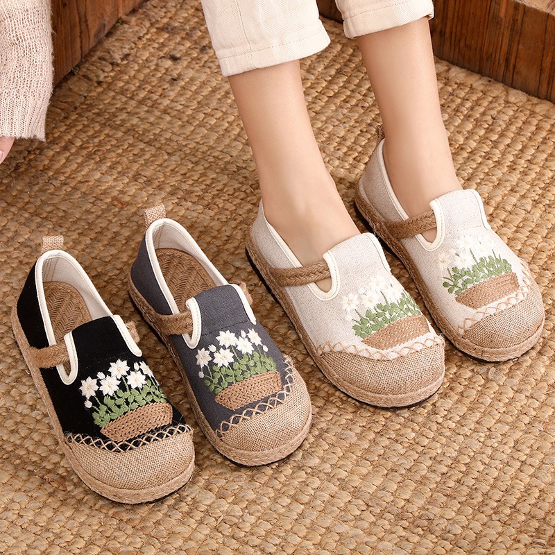 Veowalk Bloemen Geborduurde Vr - Women'S Shoes Vegan recensie en prijs